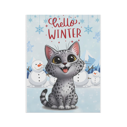 Ocicat Hello Winter Garden Banner