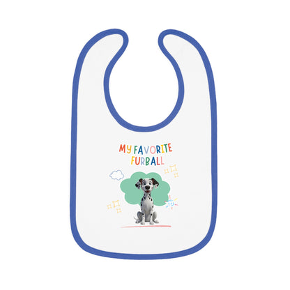 Dalmation Favorite Furball Baby Bib