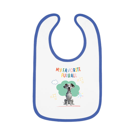 Dalmation Favorite Furball Baby Bib