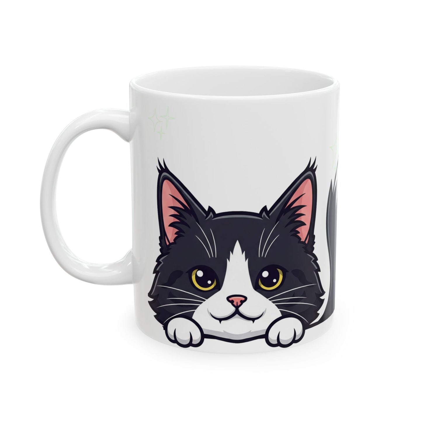Cat Peek-a-Boo Mug | Best Cat Daddy Gift