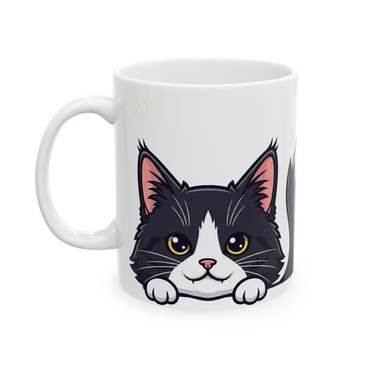 Cat Peek-a-Boo Mug | Best Cat Daddy Gift