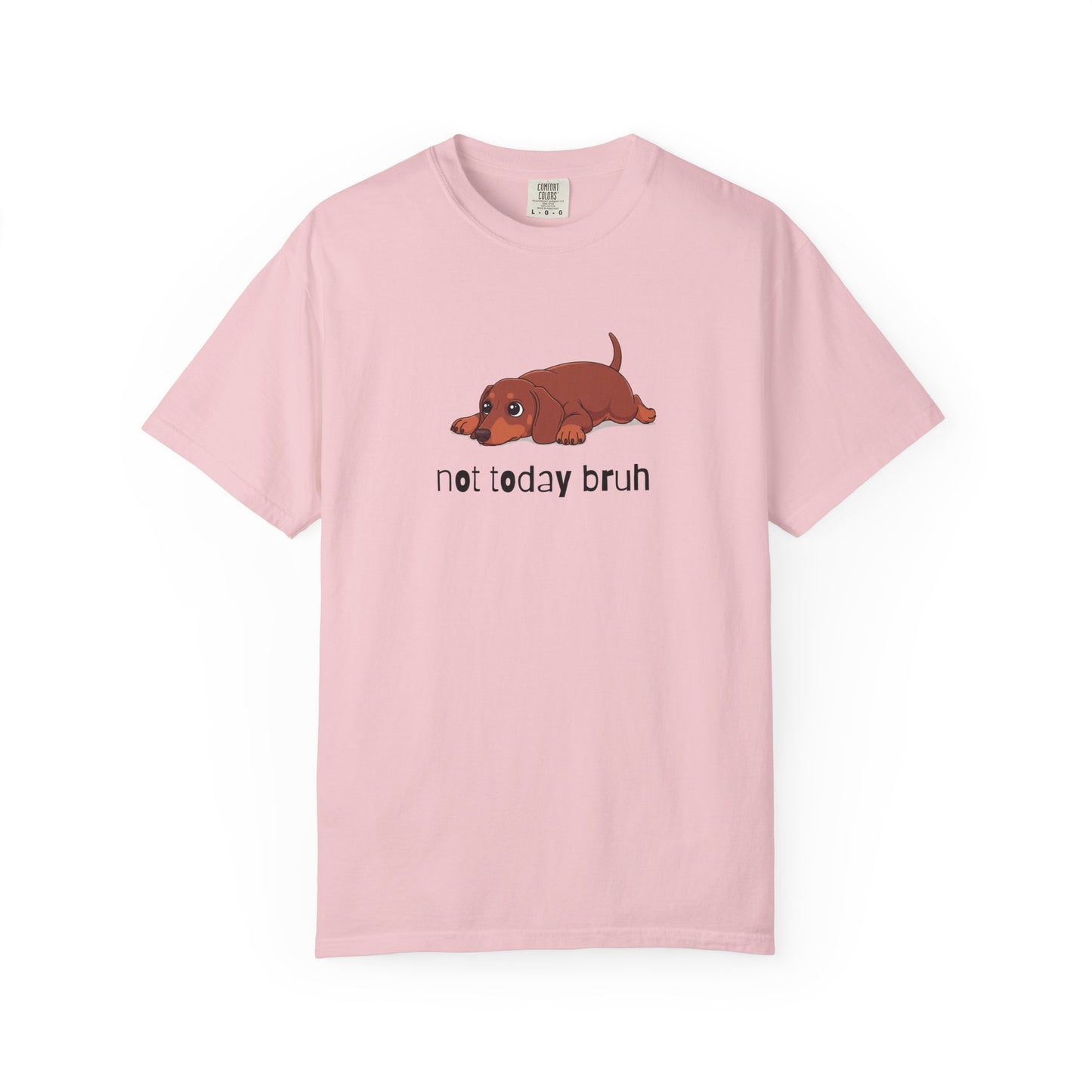 Dacshund Not Today Bruh T-Shirt