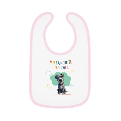 Scottish Deerhound Favorite Furball Baby Bib
