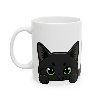 Cat Peek-a-Boo Mug | Best Cat Mama Gift