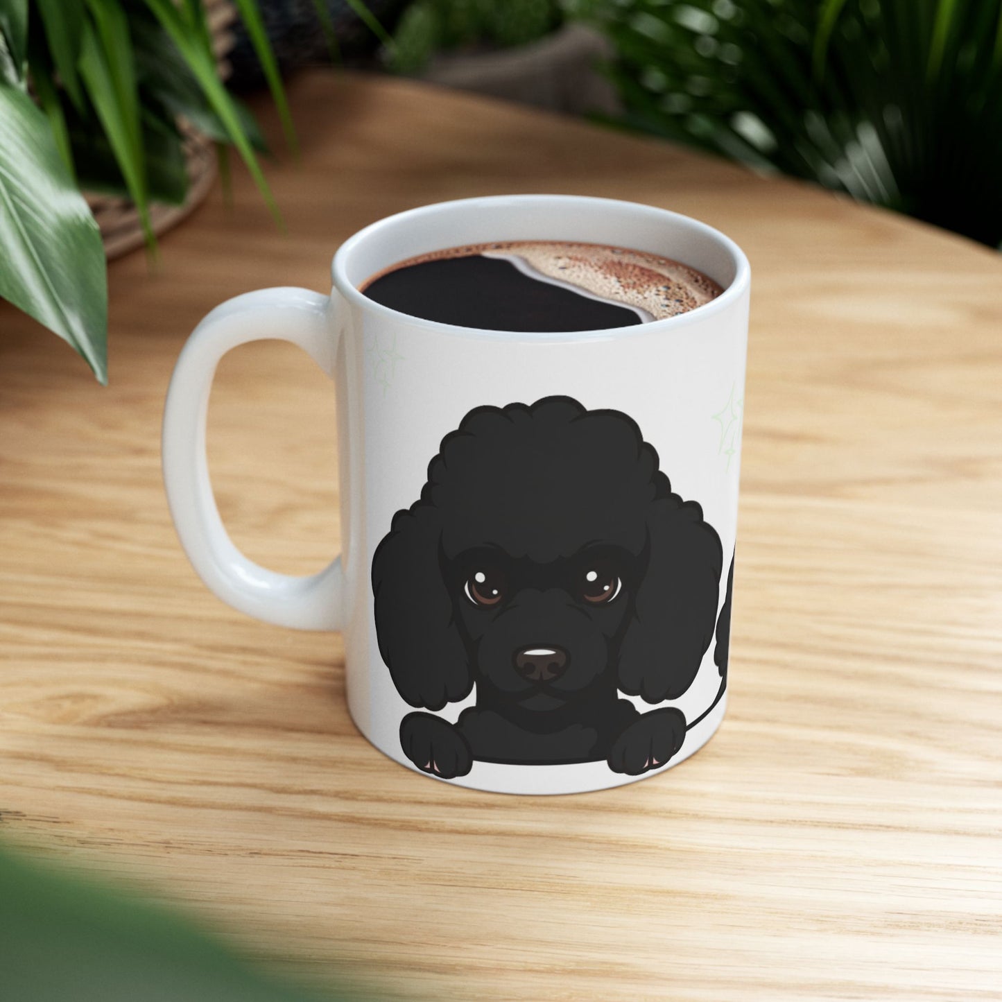 Poodle Peek-a-Boo Mug | Best Poodle Daddy Gift