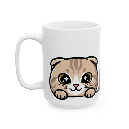 Scottish Fold Peek-a-Boo Mug | Best Scottish Fold Mama