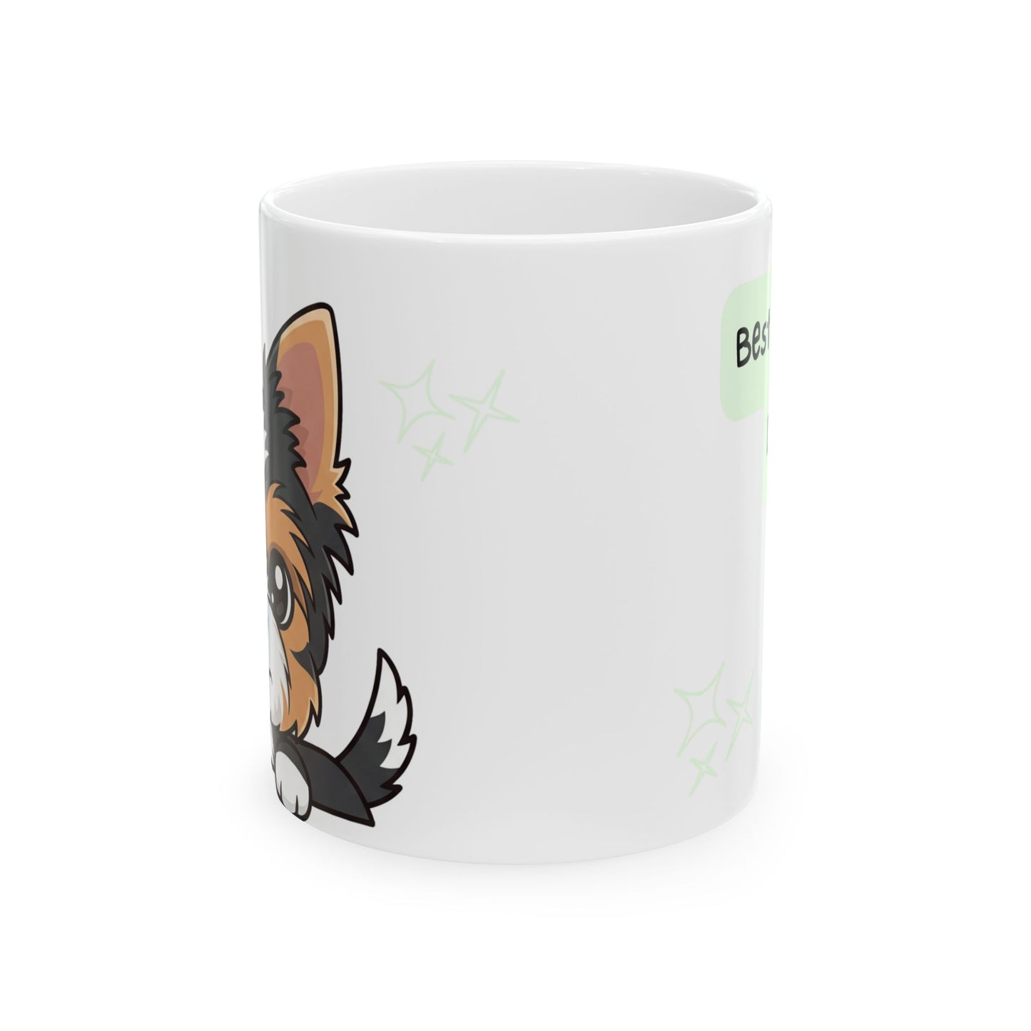 Yorkshire Terrier Peek-a-Boo Mug | Best Yorkie Daddy Gift