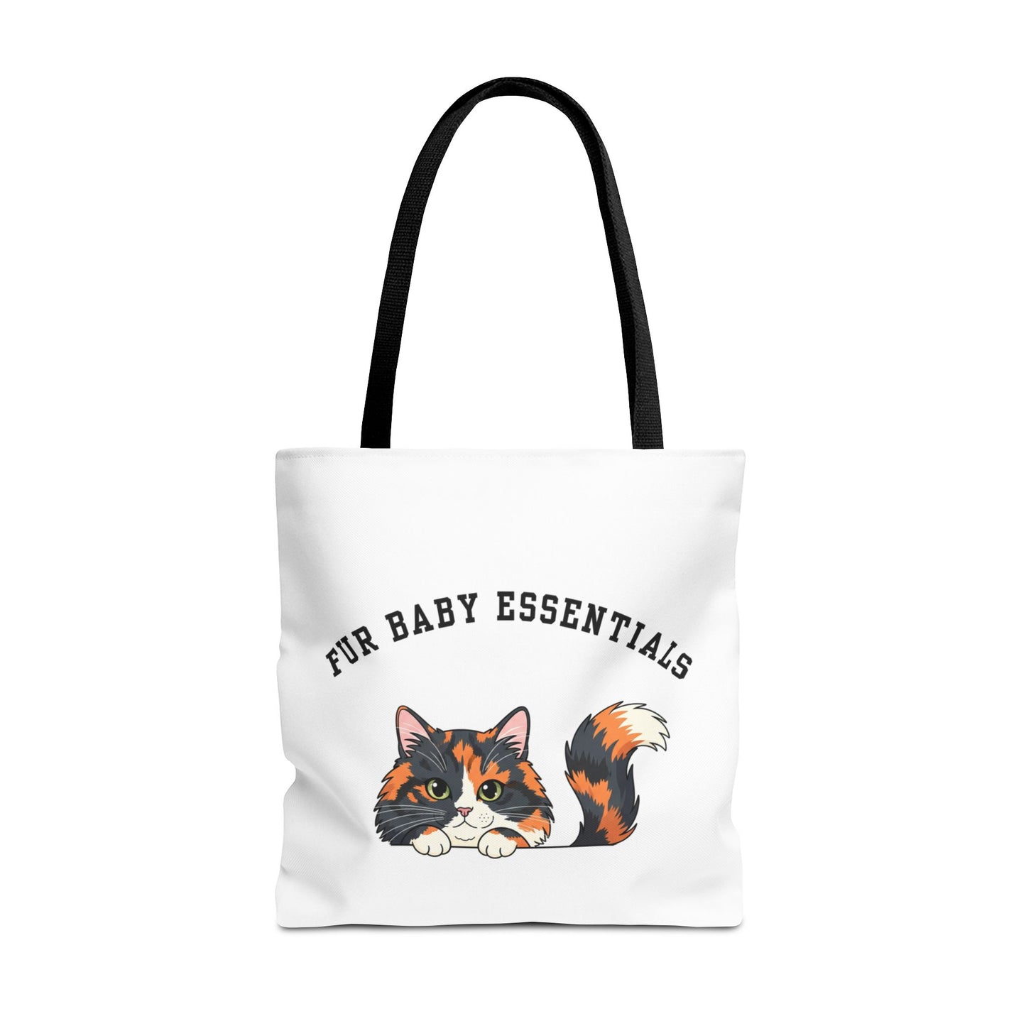 Long hair tortoiseshell cat FurBaby Tote Bag