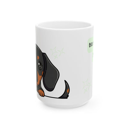 Dachshund Peek-a-Boo Mug | Best Weenie Mama Gift