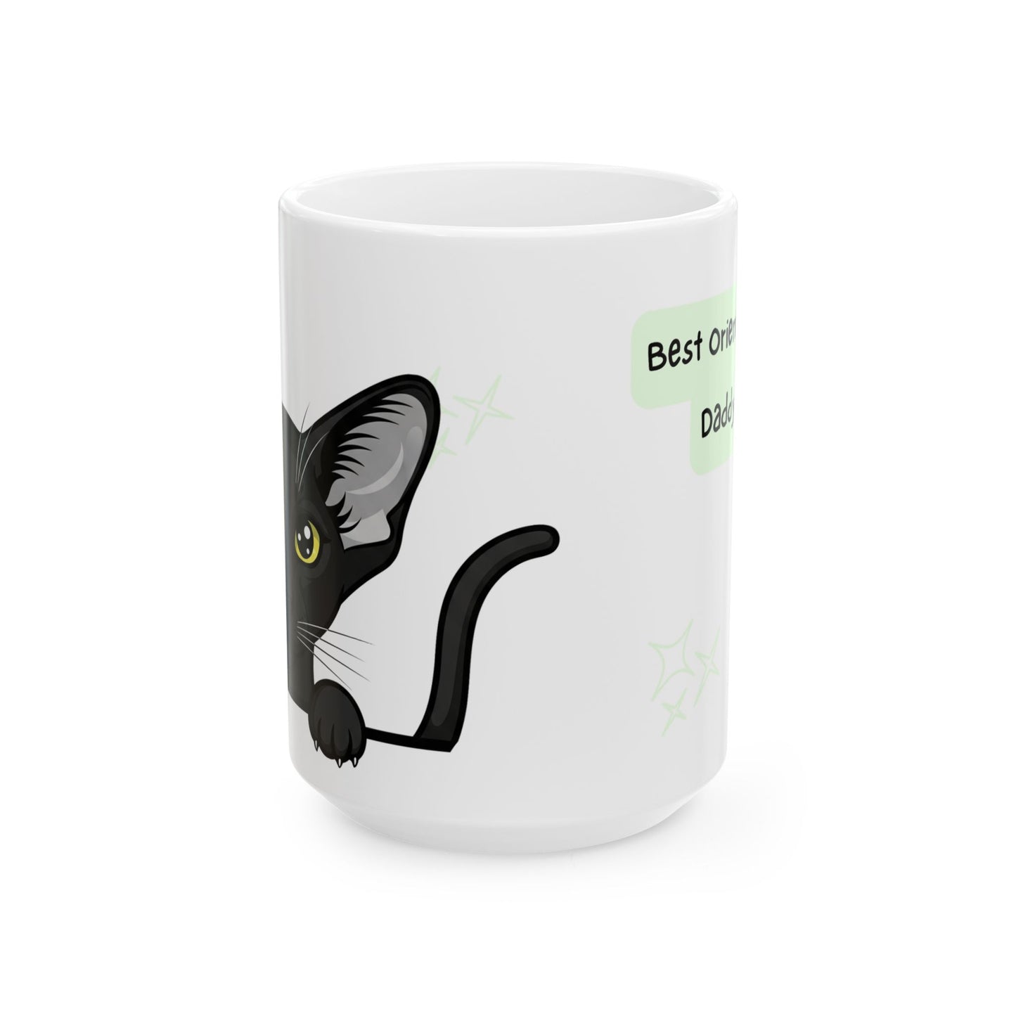 Oriental Shorthair Peek-a-Boo Mug | Best Oriental Shorthair Daddy Gift