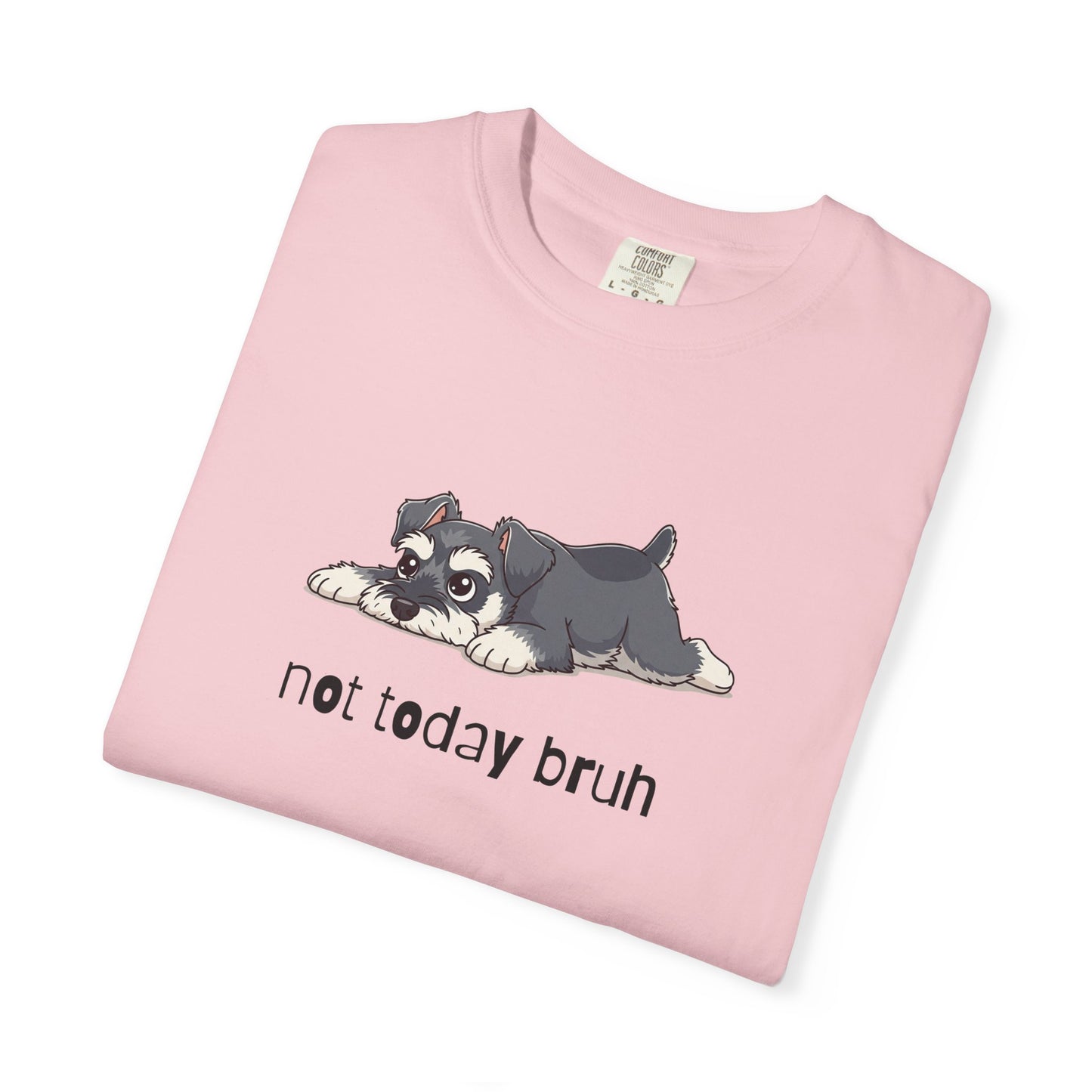 Schnauzer Not Today Bruh T-Shirt