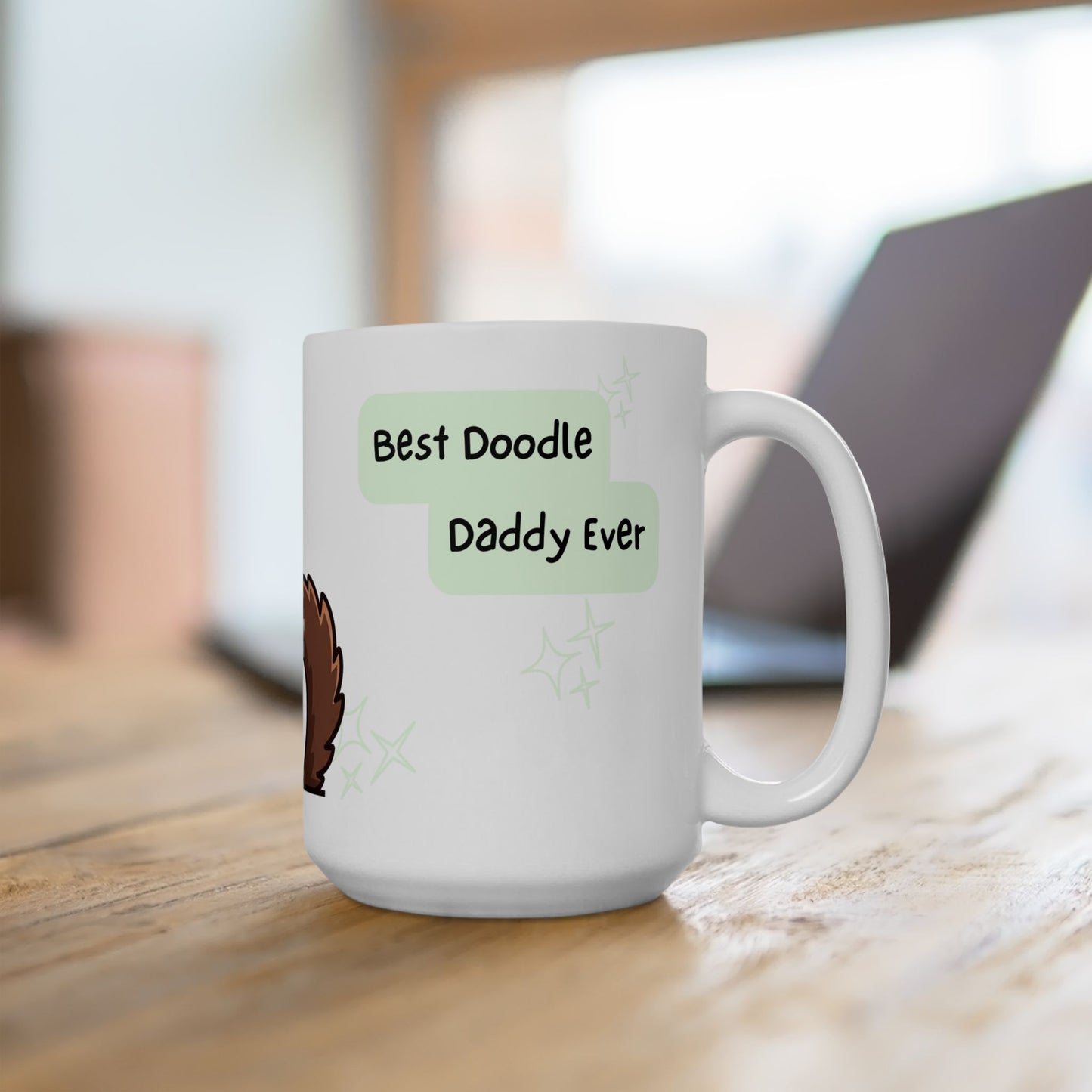 Doodle Peek-a-Boo Mug | Best Doodle Daddy Gift