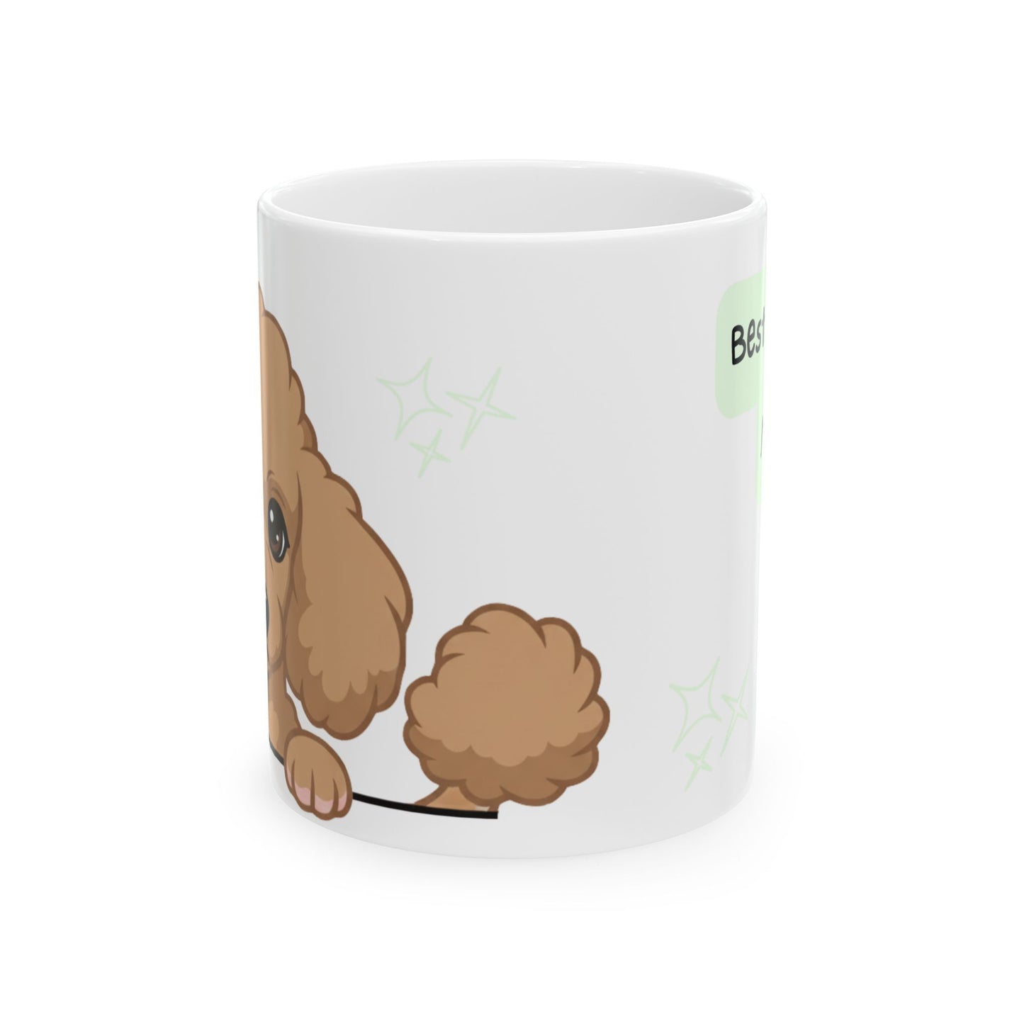 Poodle Peek-a-Boo Mug | Best Poodle Mama Gift