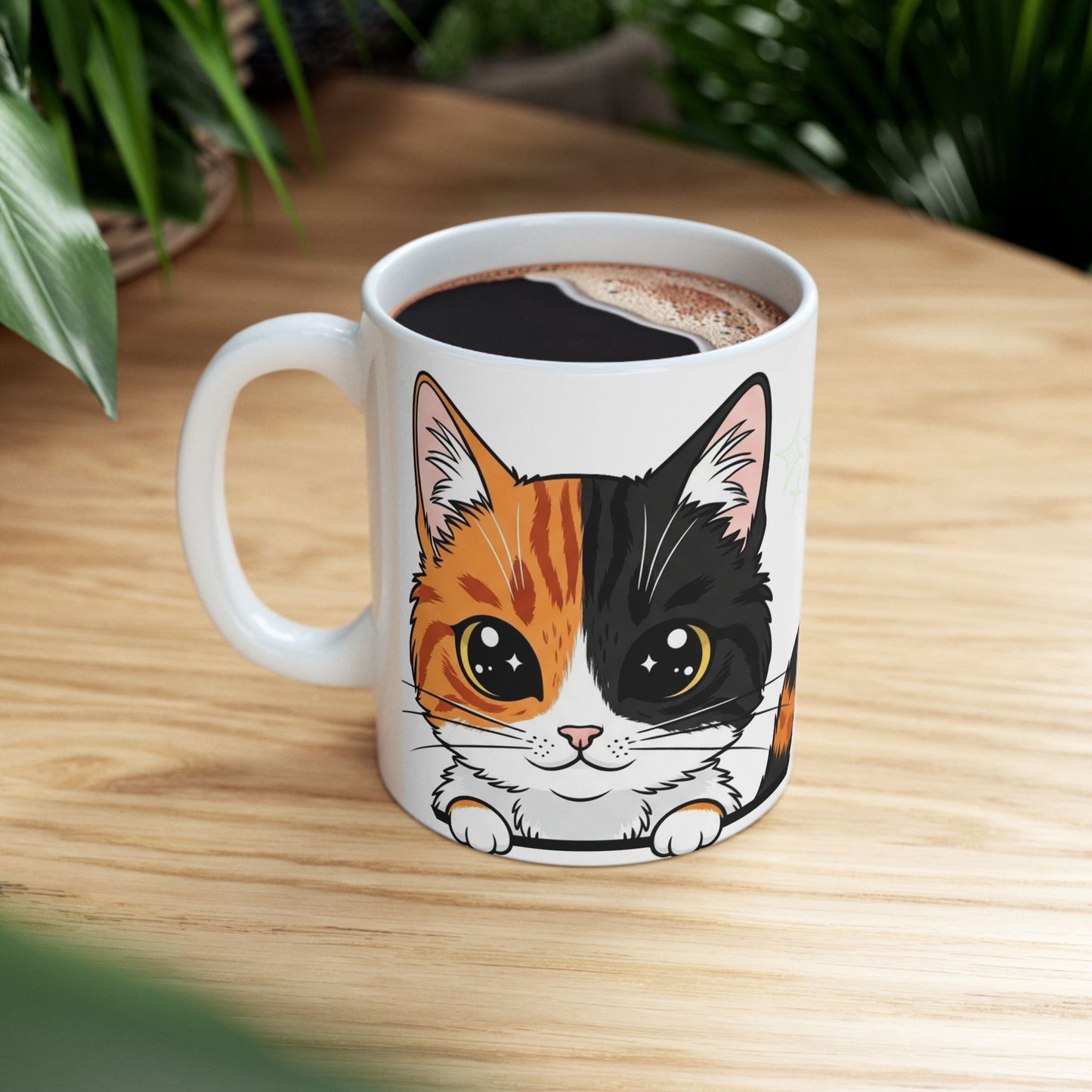 Cat Peek-a-Boo Mug | Best Cat Mama Gift