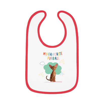 Abyssinian Favorite Furball Baby Bib