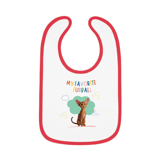 Abyssinian Favorite Furball Baby Bib