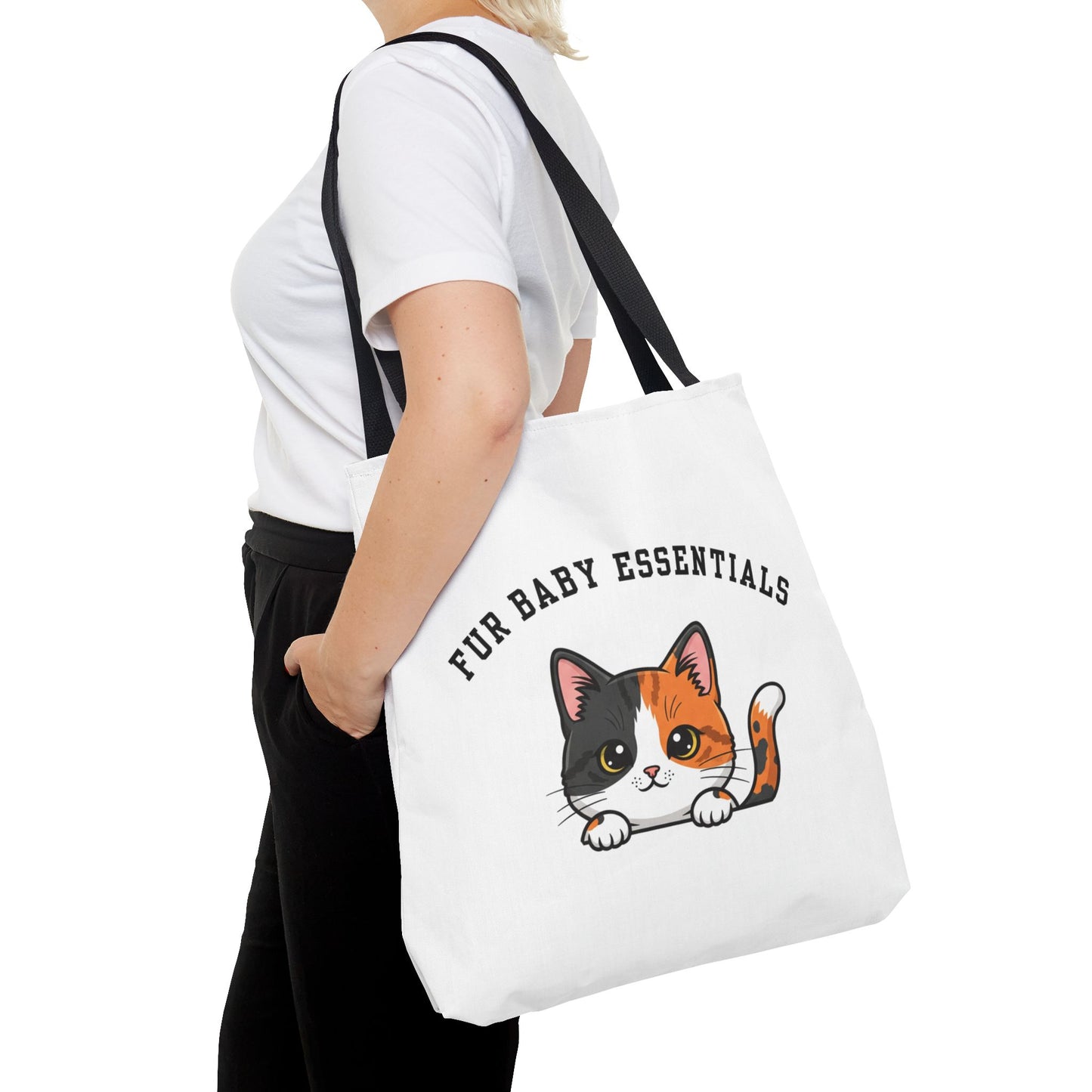 Short hair tortoiseshell cat FurBaby Tote Bag