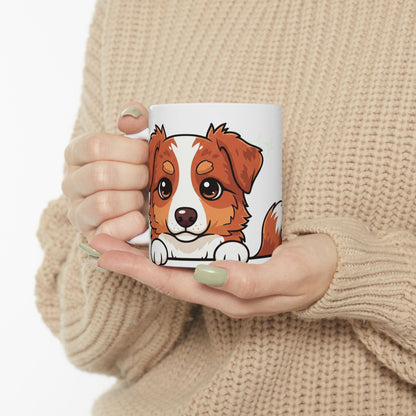 Australian Shepherd Peek-a-Boo Mug | Best Aussie Mama Gift