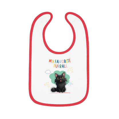 Norwegian Forest Favorite Furball Baby Bib