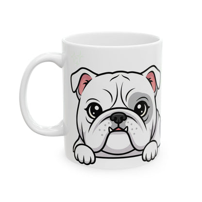 Bulldog Peek-a-Boo Mug | Best Bulldog Mama Gift