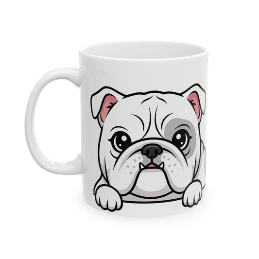 Bulldog Peek-a-Boo Mug | Best Bulldog Mama Gift