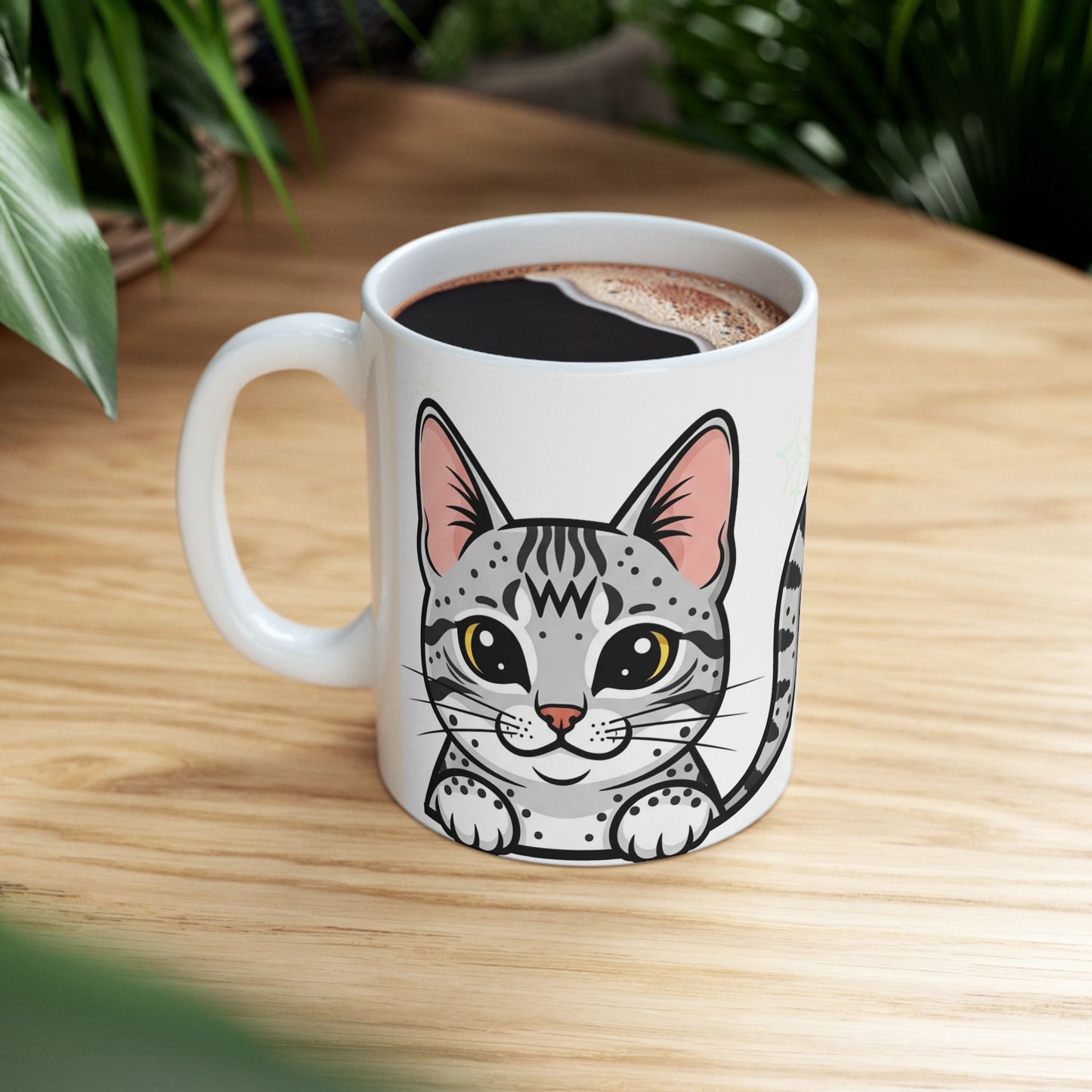 Egyptian Mau Peek-a-Boo Mug | Best Egyptian Mau Mama