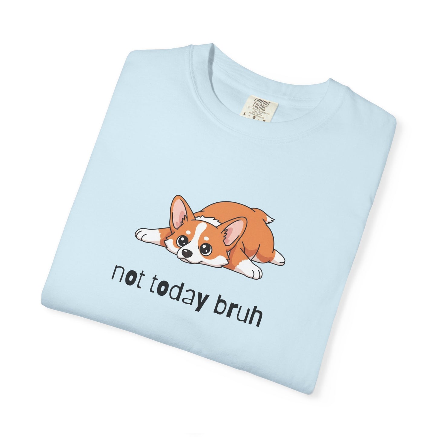Corgi Not Today Bruh T-Shirt
