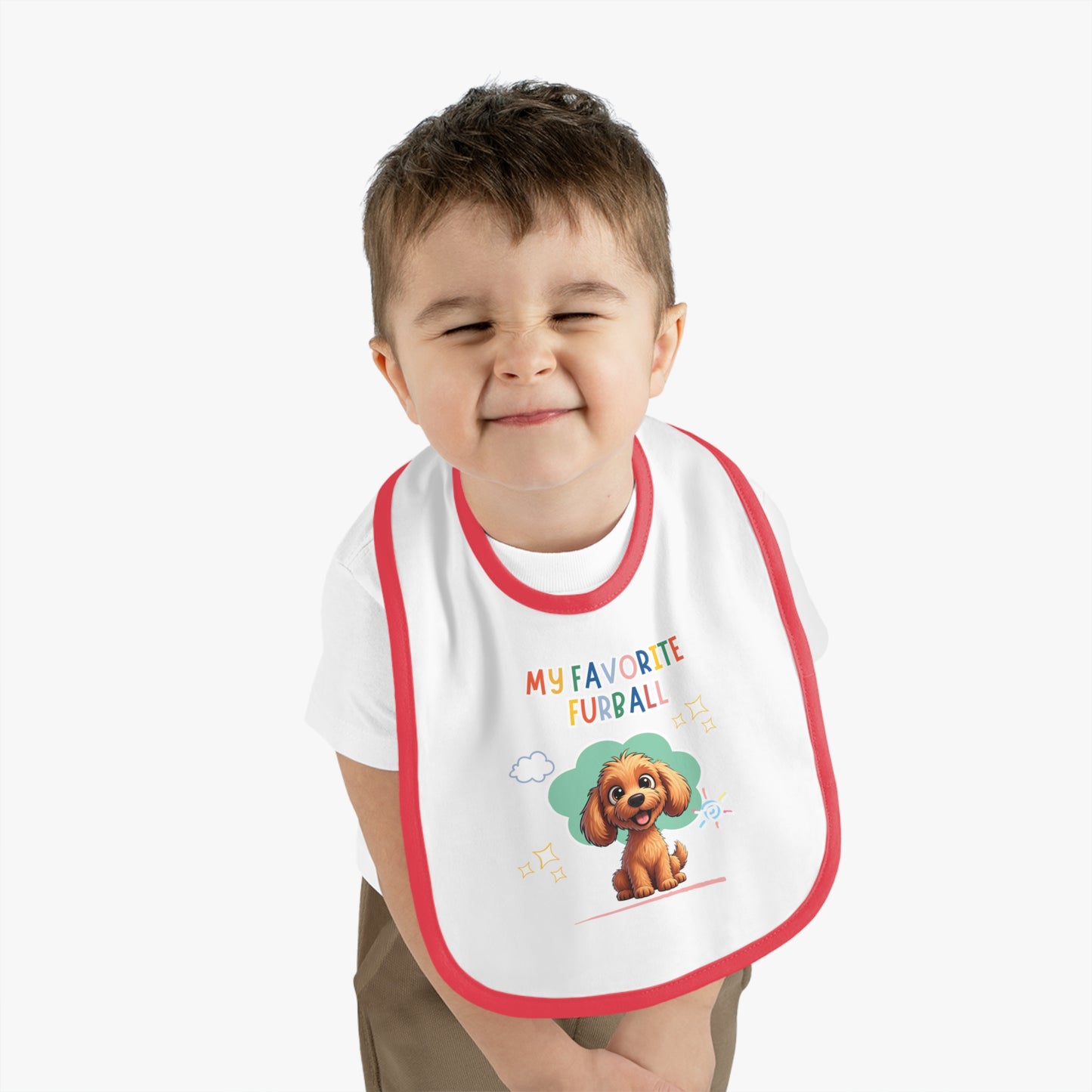Doodle Favorite Furball Baby Bib