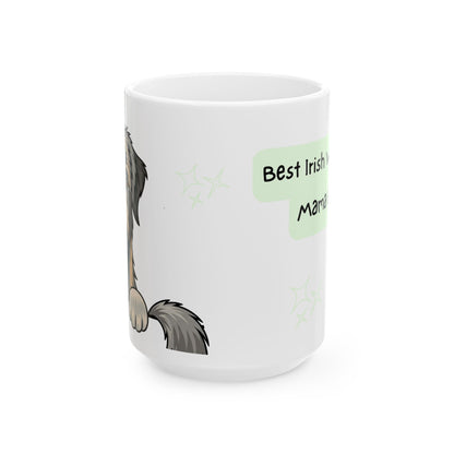 Irish Wolfhound Peek-a-Boo Mug | Best Irish Wolfhound Mama Gift