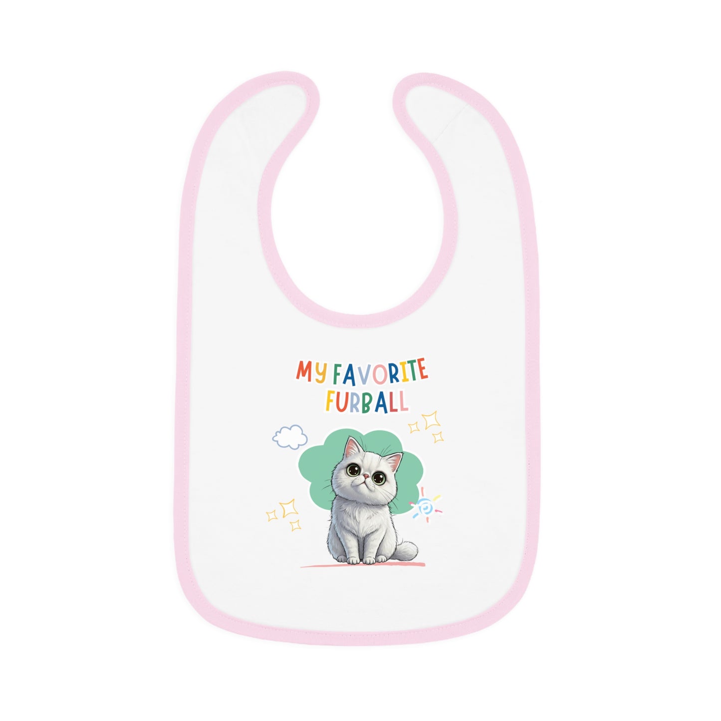 Exotic Shorthair Favorite Furball Baby Bib