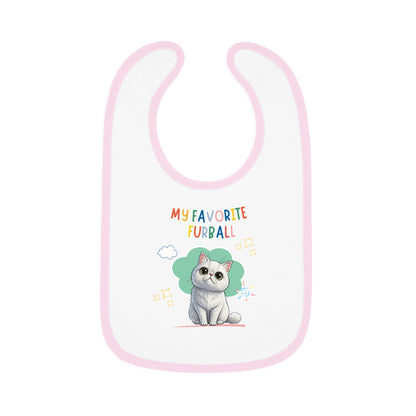 Exotic Shorthair Favorite Furball Baby Bib