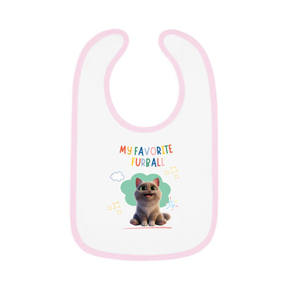 Shorthair Brown Tabby Cat Favorite Furball Baby Bib
