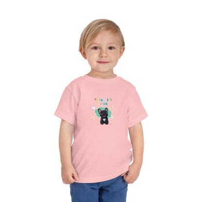 Frenchie Favorite Furball Toddler Tee