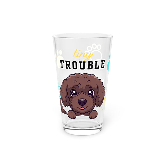 Portie Tiny Trouble Pint Glass