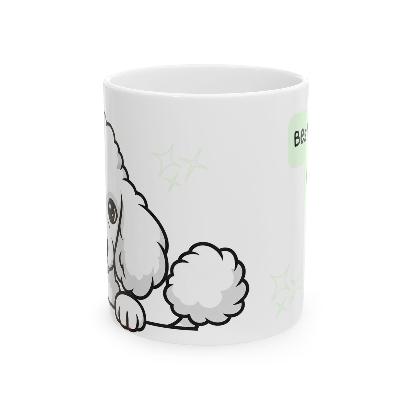 Poodle Peek-a-Boo Mug | Best Poodle Mama Gift
