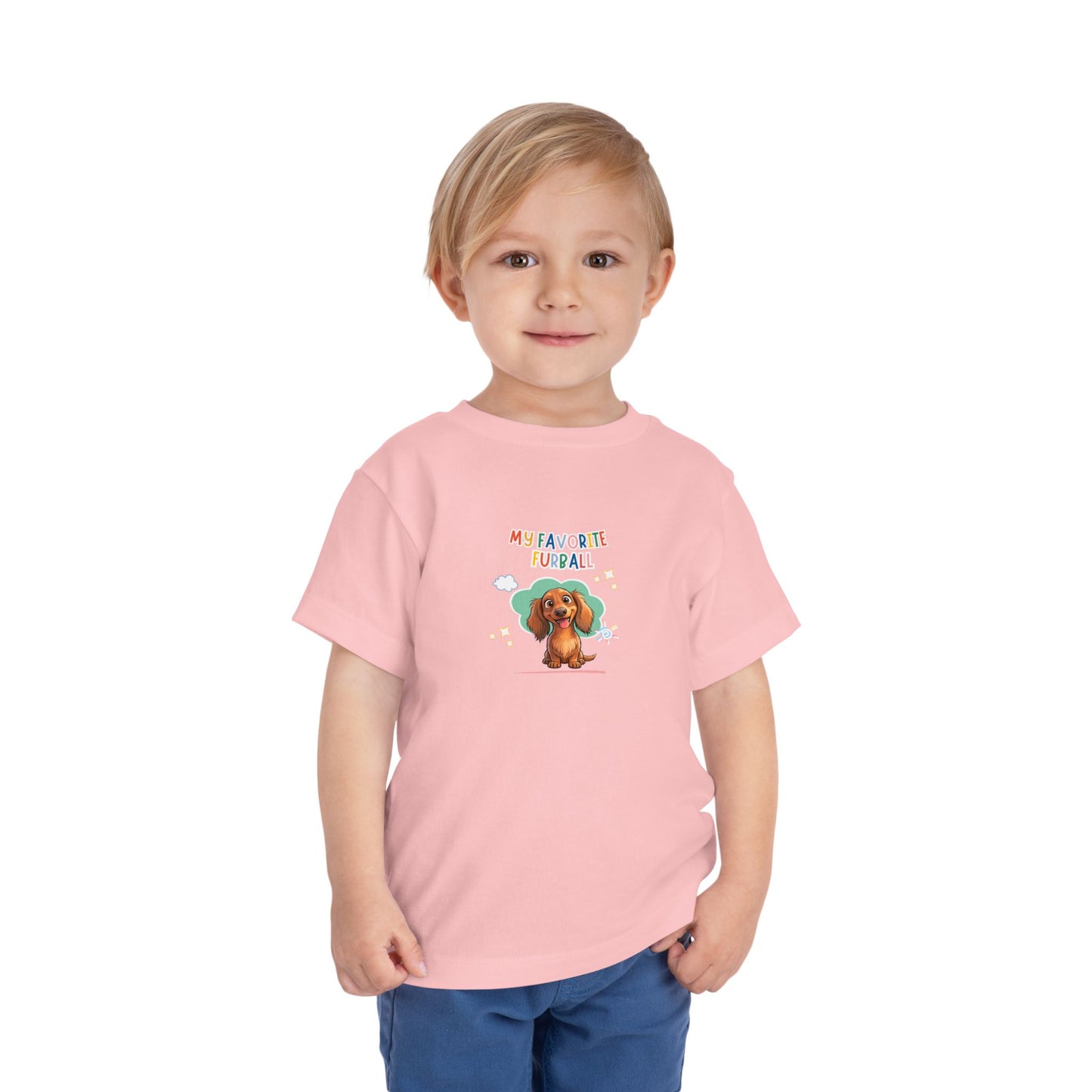Dacshund Favorite Furball Toddler Tee