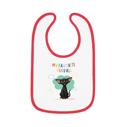 Oriental Shorthair Cat Favorite Furball Baby Bib