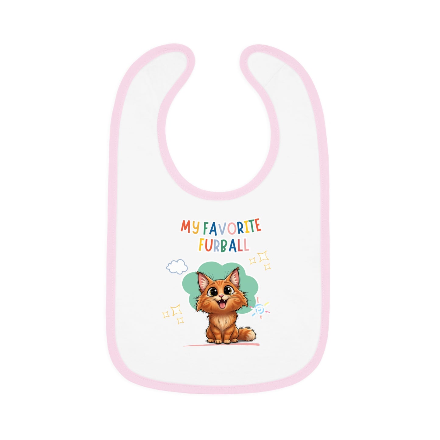 Norwegian Forest Favorite Furball Baby Bib