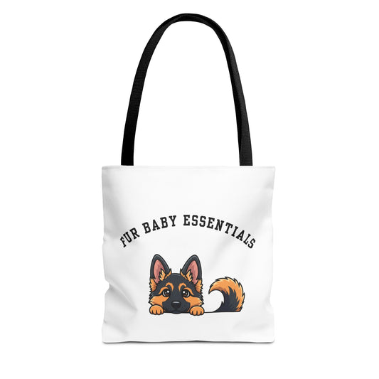 German Shepherd FurBaby Tote Bag