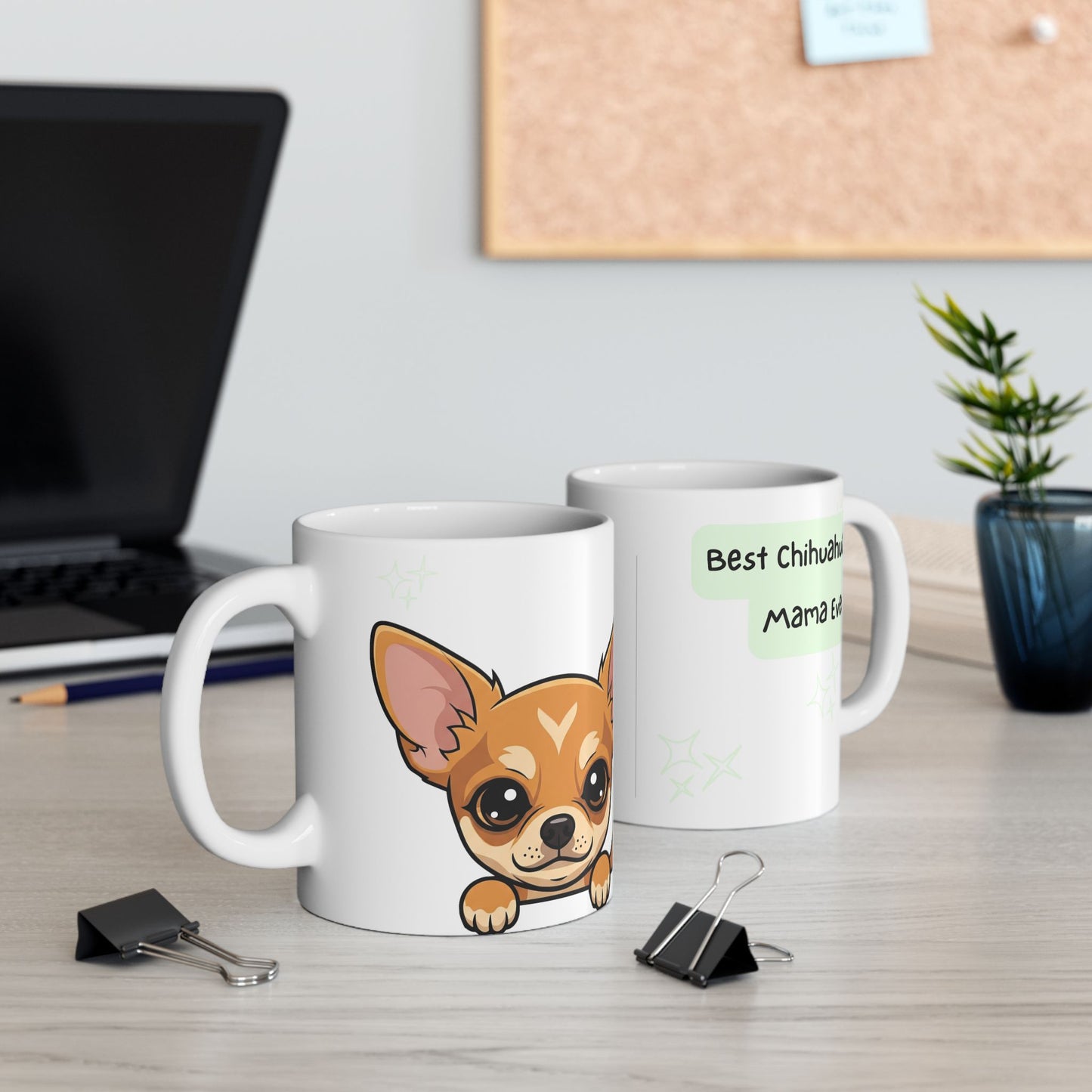 Chihuahua Peek-a-Boo Mug | Best Chihuahua Mama Gift