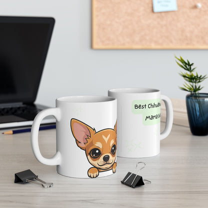 Chihuahua Peek-a-Boo Mug | Best Chihuahua Mama Gift
