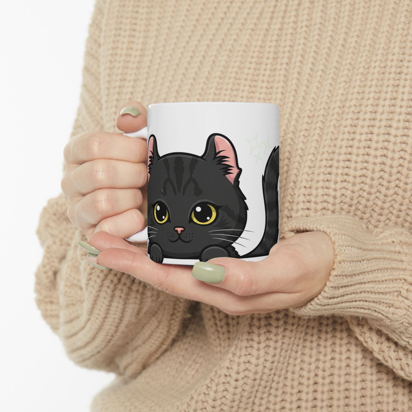 American Curl Peek-a-Boo Mug | Best American Curl Daddy