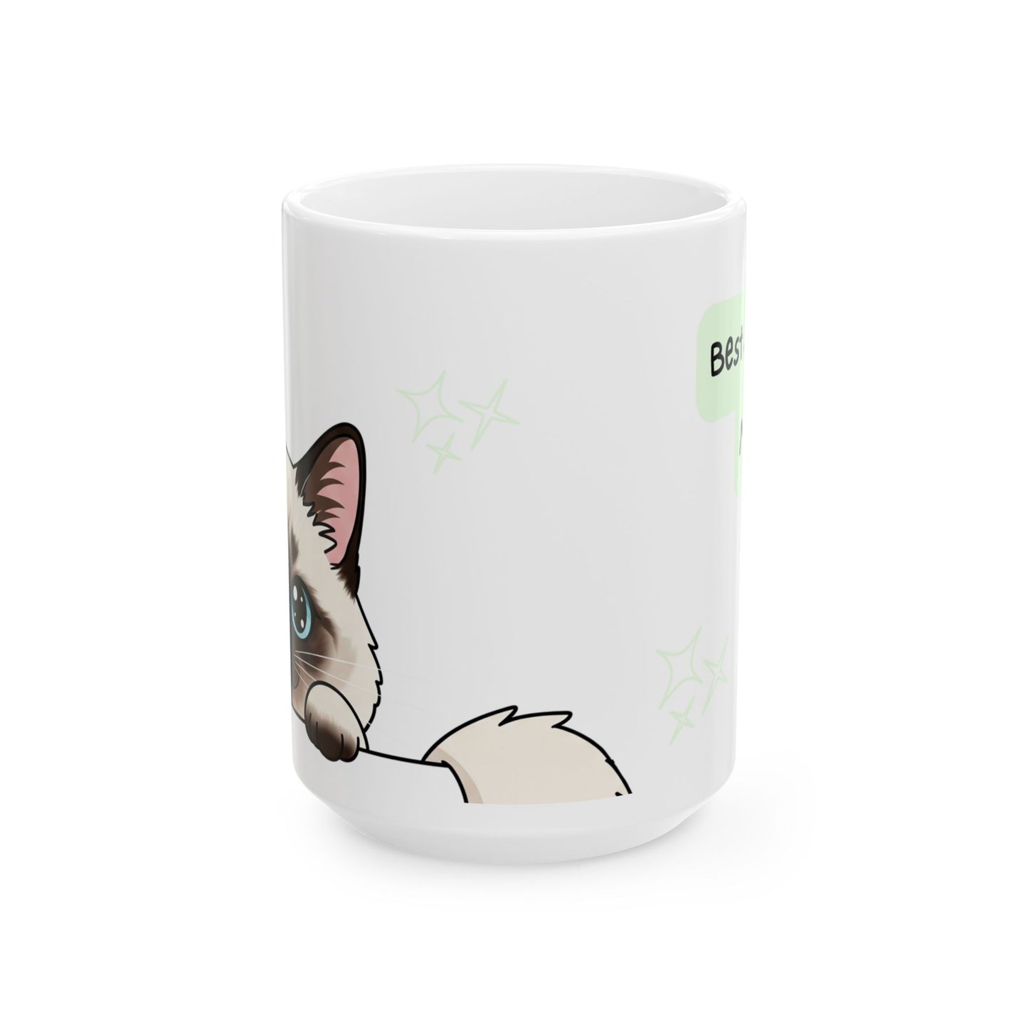 Siamese Peek-a-Boo Mug | Best Siamese Mama Gift
