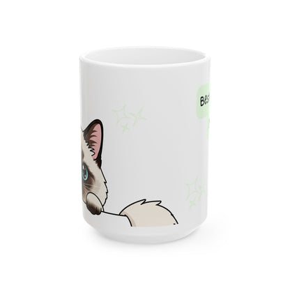 Siamese Peek-a-Boo Mug | Best Siamese Mama Gift