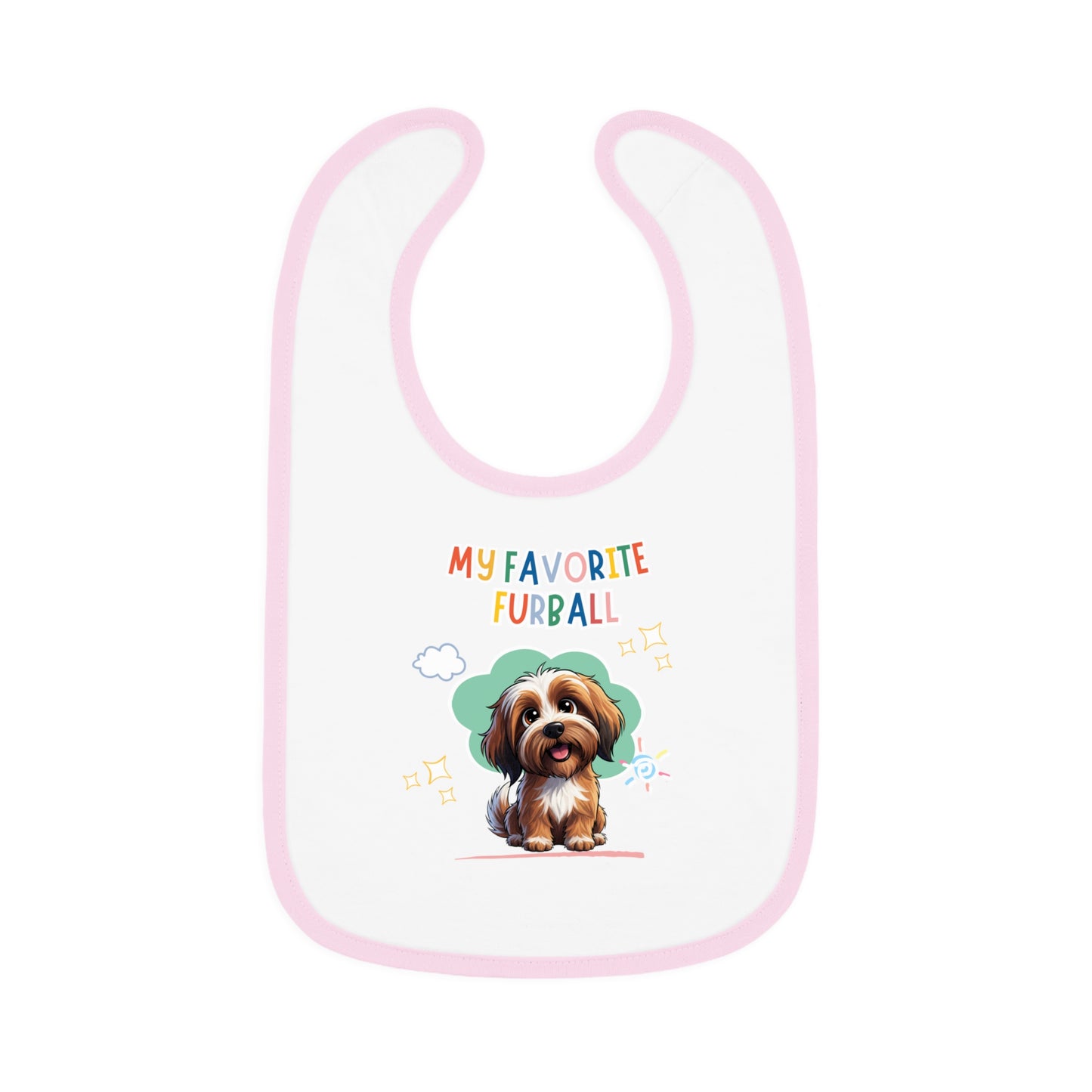 Tibetan Terrier Favorite Furball Baby Bib