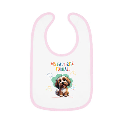 Tibetan Terrier Favorite Furball Baby Bib