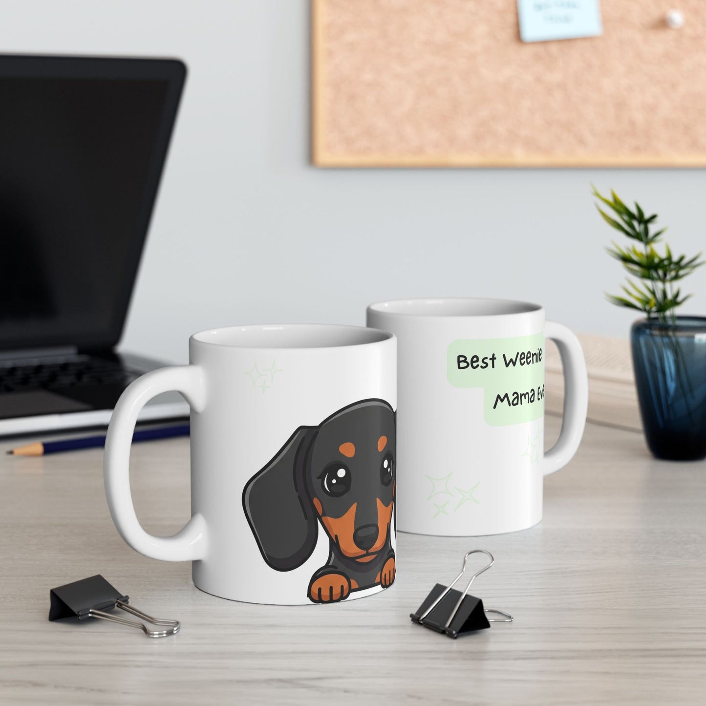 Dachshund Peek-a-Boo Mug | Best Weenie Mama Gift