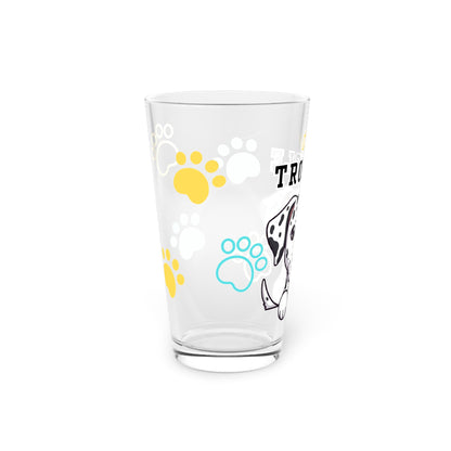 Dalmation Tiny Trouble Pint Glass