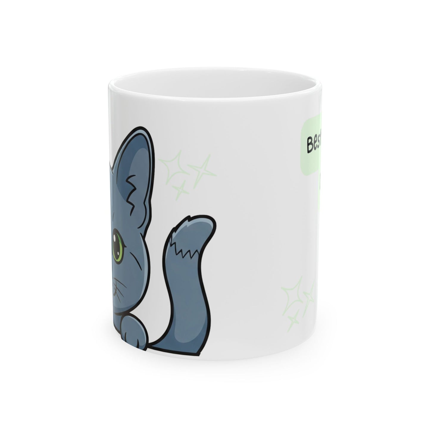 Cat Peek-a-Boo Mug | Best Cat Daddy Gift
