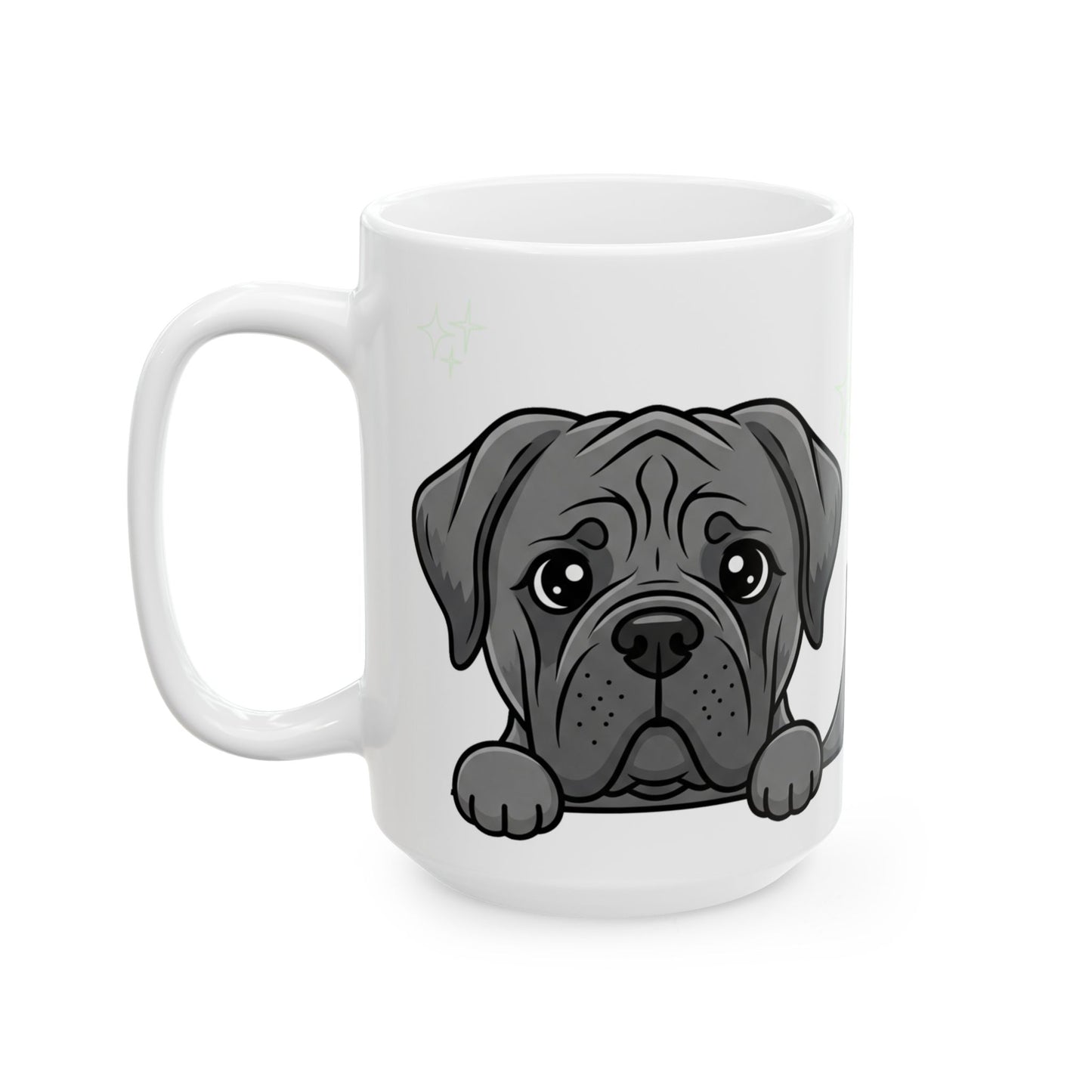 Mastiff Peek-a-Boo Mug | Best Mastiff Mama Gift